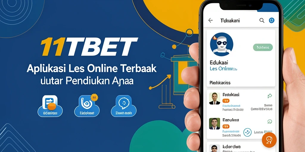 Tampilan antarmuka aplikasi Les Online 11TBET yang interaktif dan informatif.