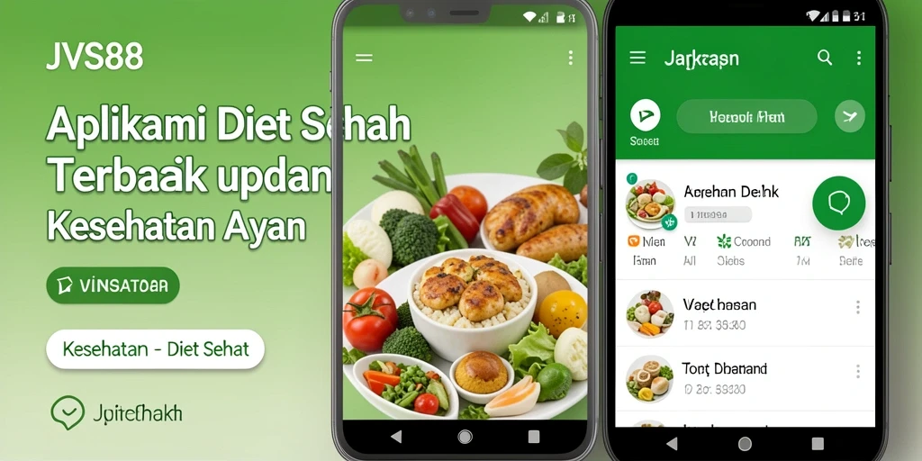 Tampilan utama JVS88 dengan fitur Diet Sehat yang menarik.